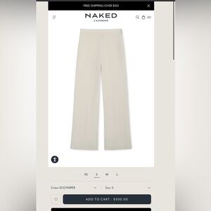Nakedcashmere wool pants
